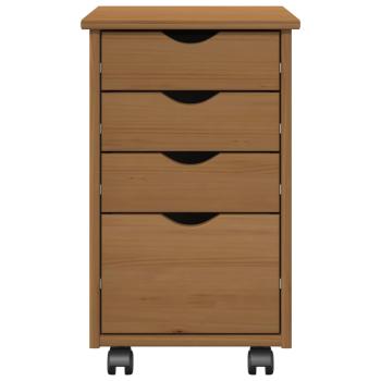 Rollschrank MOSS Honigbraun 34 x 39 x 56 cm