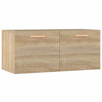 Wandschrank Sonoma-Eiche 80x35x36,5 cm Holzwerkstoff