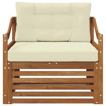 Outdoor-Sofa Natur und Creme