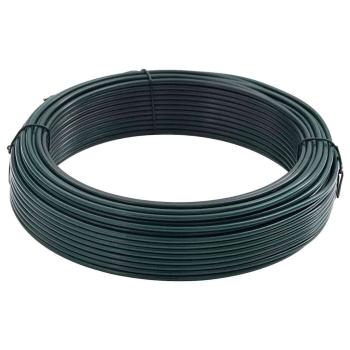 Zaunbindedraht Grün 25 m PVC