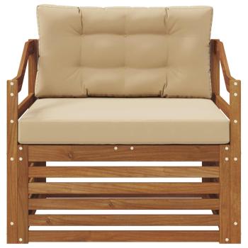Outdoor-Sofa Natur und Beige