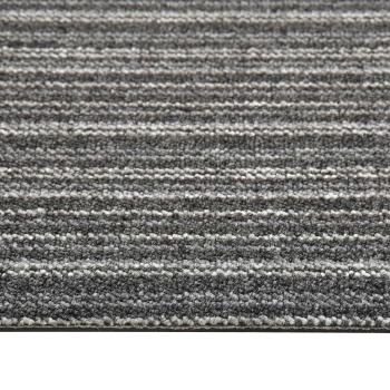ARDEBO.de - Teppich 20 stk. Gestreiftes Anthrazit 50 x 50 cm