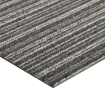 Teppich 20 stk. Gestreiftes Anthrazit 50 x 50 cm