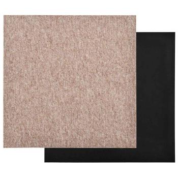 Teppich 20 stk. Beige 50 x 50 cm 100% Polypropylen