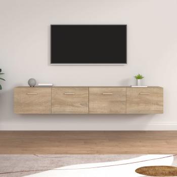 ARDEBO.de - Wandschränke 2 Stk. Sonoma-Eiche 100x36,5x35 cm Holzwerkstoff
