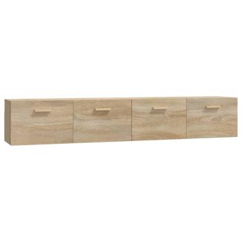 Wandschränke 2 Stk. Sonoma-Eiche 100x36,5x35 cm Holzwerkstoff