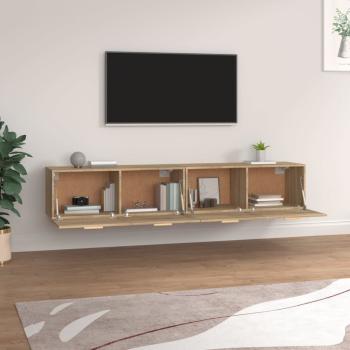 Wandschränke 2 Stk. Sonoma-Eiche 100x36,5x35 cm Holzwerkstoff