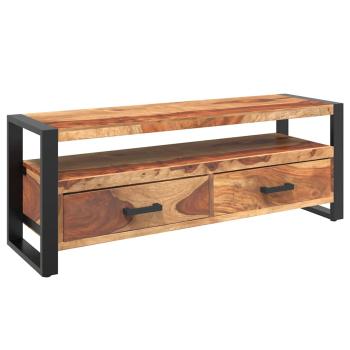 TV-Schrank 120x35x45 cm Massivholz Akazie
