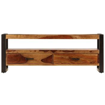 TV-Schrank 120x35x45 cm Massivholz Akazie