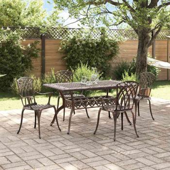 Garten Essgruppe 5 pcs Bronze Aluminium