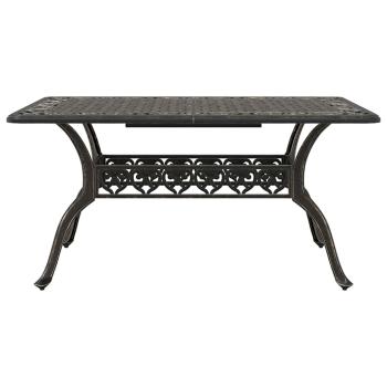Garten Essgruppe 7 pcs Bronze Aluminium