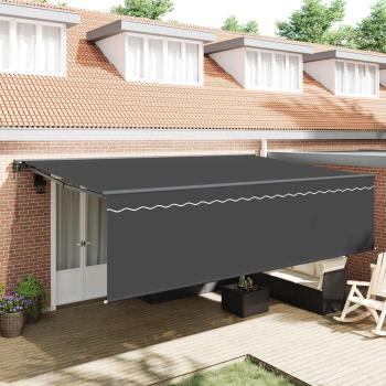 ARDEBO.de - Ausziehbare Markise Anthrazit 500 x 300 cm