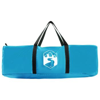 Camping-Zelt-Set mit Dach 2 pcs Blau Taffeta und Stoff