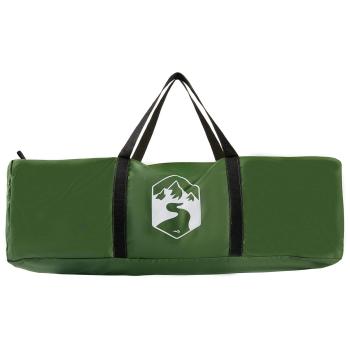 Camping-Zelt-Set mit Dach 2 pcs Grün Taffeta und Stoff