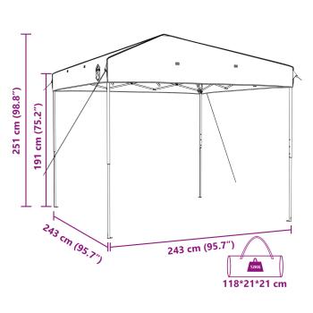 Camping-Zelt-Set mit Dach 2 pcs Orange Taffeta und Stoff