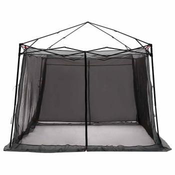 Camping-Zelt-Set 2 pcs Grau und Orange Taffeta und Stoff
