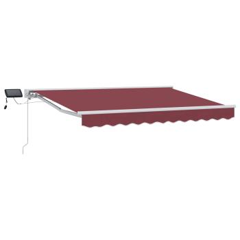 Manueller Markisenrahmen mit LEDs 3 x 2,5 m