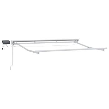 Manueller Markisenrahmen mit LEDs 3 x 2,5 m