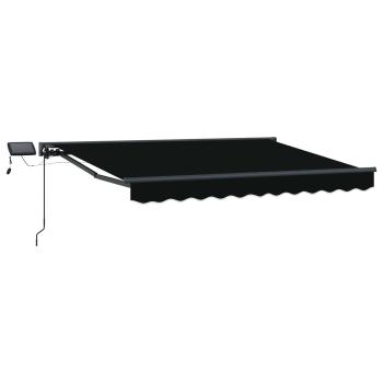 Manueller Markisenrahmen mit LEDs 3 x 2,5 m
