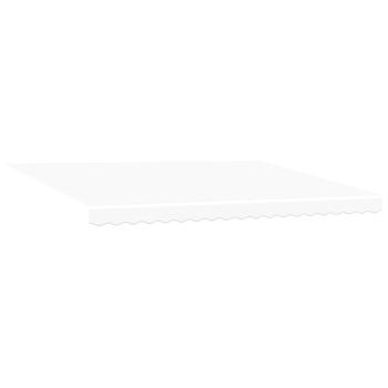 Manueller Markisenrahmen mit LEDs Weiß und Anthrazit 4 x 3 m