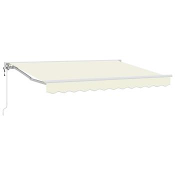 Elektrische ausziehbare Markise Creme 3,5 x 2,5 m