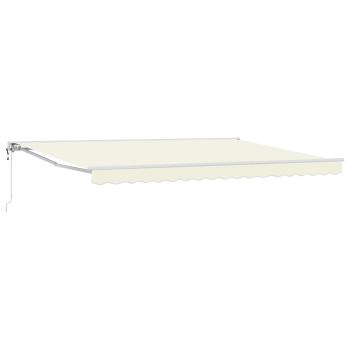 Elektrische ausziehbare Markise Creme 4 x 3 m
