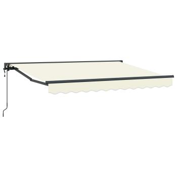 Elektrische ausziehbare Markise Creme 3,5 x 2 m