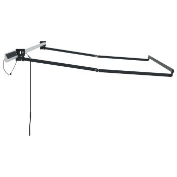 Elektrisches Markisenrahmen Anthrazit 3,5 x 2,5 m Aluminium