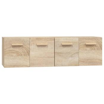 Wandschränke 2 Stk. Sonoma-Eiche 60x36,5x35 cm Holzwerkstoff
