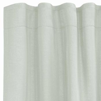 Voile Vorhänge mit Stangentaschen 2 Stk. Hellgrau