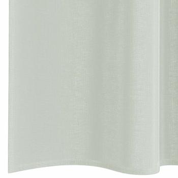 Voile Vorhänge mit Stangentaschen 2 Stk. Hellgrau