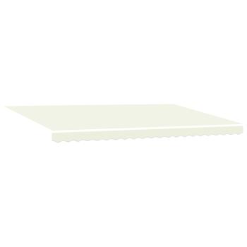 Markisenrahmen Creme 500 x 300 cm Polyester mit PU-Beschichtung