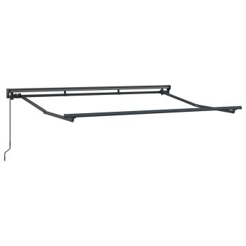 Manuell einziehbare Markise Bordeauxrot 3,5 x 2 m