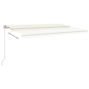 Markise Manuell Einziehbar 500x350 cm Creme