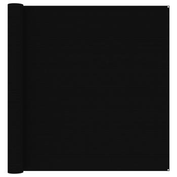 Zeltteppich 300x500 cm Schwarz