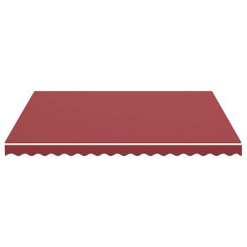 Ersatzstoff für Markise Burgunderrot 400x350 cm Polyester