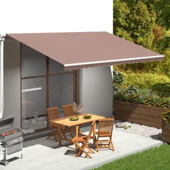 ARDEBO.de - Markisenbespannung Braun 5x3 m