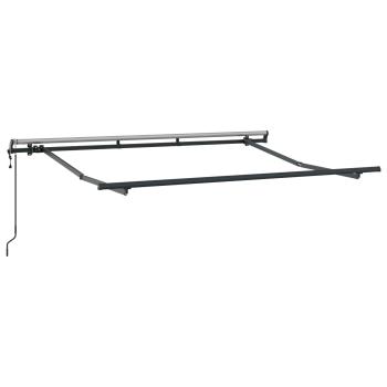 Ausziehbare Markise Bordeauxrot 250 x 200 cm Stoff