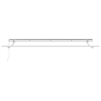 Einziehbare Markise Braun 400 x 200 cm Stoff