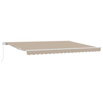 Markise Beige 450 x 350 x 165 cm Polyester