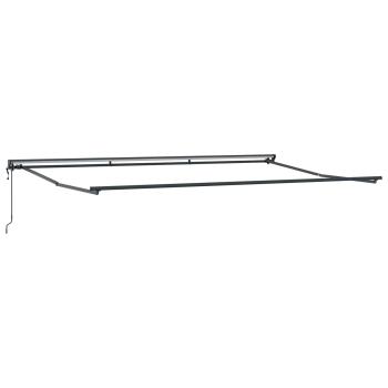 Markisenrahmen Braun 500 x 300 cm Polyester mit PU-Beschichtung