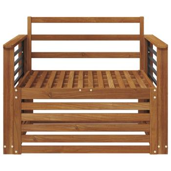 2 stk. Outdoor-Sofa Natur