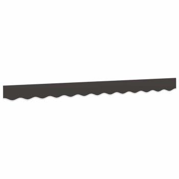 Markisenvolant Anthrazit Gestreift 300 cm