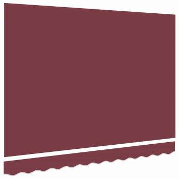 Ersatzbespannung für Markise 2,5x2 m Bordeauxrot Polyester