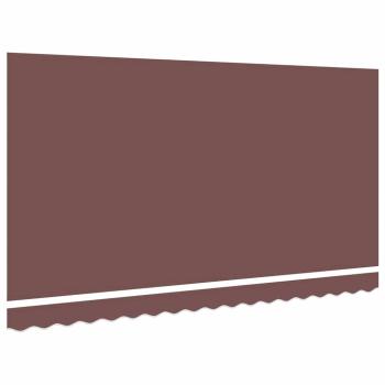 Ersatzbespannung für Markise 4x2 m Braun Polyester