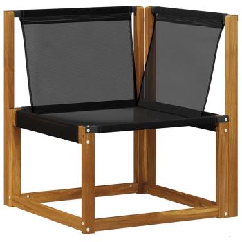 3 stk. Outdoor Mittel- und Ecksofa Natur