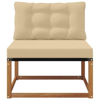 Sectional Sofa Einheiten Massivholz Akazie Natur