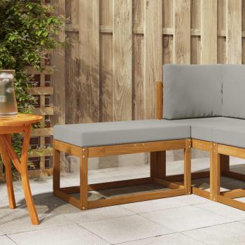 ARDEBO.de - Outdoor Hocker Bank Massivholz Akazie Natur