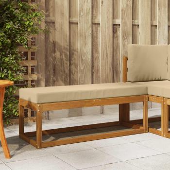ARDEBO.de - Outdoor Hocker Bank Massivholz Akazie Natur