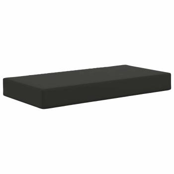 Sitzkissen für Outdoor Schwarz 80 x 40 x 8 cm 100 % Polyester